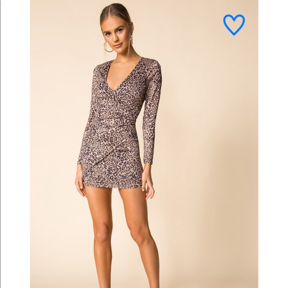 NWT Superdown Leopard dress